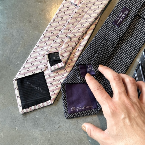 Premium Silk Tie Collection, Brooks Brothers, Ralph Lauren, Ermenegildo Zegna - Picture 9 of 11